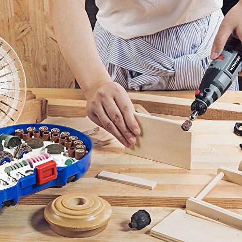 WORKPRO Rotary Tool Accessories Kit 276pcs, 1/8" Shank Electric Grinder, Fits Dremel Rotary Tool, Multifunctional Universal Fitment for Cutting, Grinding, Sanding, Carving , Polishing - FoxMart™️ - WORKPRO
